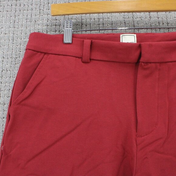 Swet Tailor Chino Shorts Mens Size 34 Red Solid Performance Lightweight NWT - Picture 4 of 10